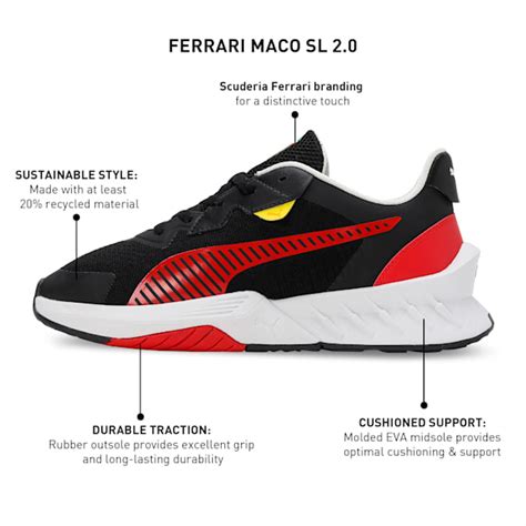 Scuderia Ferrari Maco SL 2.0 Driving Shoes .